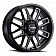 Ultra Wheel 231 Butcher - 18 x 9 Black With Natural Accents - 231-8935BM+12