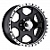 Ultra Wheel Rogue 175 - 17 x 8 Black With Diamond Cut Lip - 175-7883B
