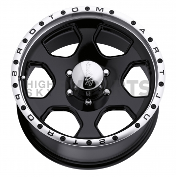Ultra Wheel Rogue 175 - 17 x 8 Black With Diamond Cut Lip - 175-7883B-2