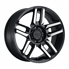 Black Rhino Wheel Mesa - 18 x 9 Black With Natural Face - 1890MSA-86140F12