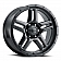 Ultra Wheel 258 Prowler - 18 x 9 Black - 258-8983SB+12