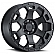 Black Rhino Wheel Gauntlet - 18 x 9 Black With Gun Metal Bolts - 1890GLT-86140M12