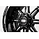 Grid Wheel GD10 - 18 x 9  Gloss Black With Natural Accents - GD1018090237M0006
