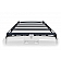 DV8 Offroad Roof Rack - Black Aluminum Rectangular 5 Bars - RRTT101