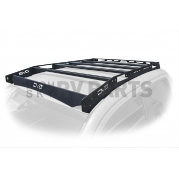 DV8 Offroad Roof Rack - Black Aluminum Rectangular 5 Bars - RRTT101-2