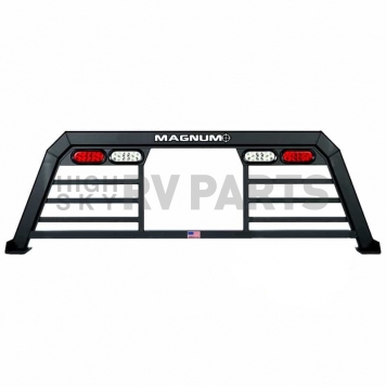 Magnum Truck Racks Headache Rack Louvered Aluminum Black Matte Powder Coated - 109HW