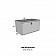 Westin Automotive Tool Box Underbed Polished Aluminum - HUB1818