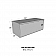 Westin Automotive Tool Box Underbed Polished Aluminum - HBD1830