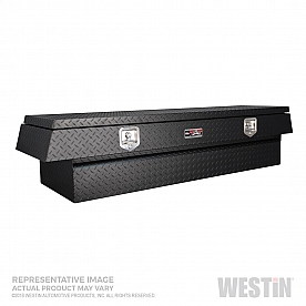 Westin Automotive Tool Box Wheel-Well Black Textured Aluminum - 80RB160BT