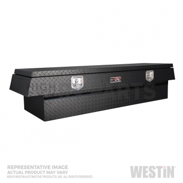 Westin Automotive Tool Box Wheel-Well Black Textured Aluminum - 80RB160BT