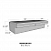 Westin Automotive Tool Box Side Mount Polished Aluminum Low Profile - RB1789