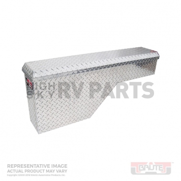 Westin Automotive Tool Box Wheel-Well Polished Aluminum - RB163
