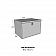 Westin Automotive Tool Box Underbed Polished Aluminum - HUB2418