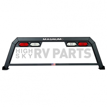 Magnum Truck Racks Headache Rack Frame Only Aluminum Black Matte Powder Coated - 109LHP