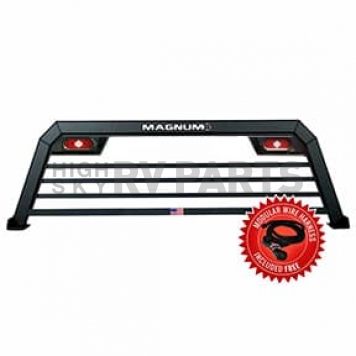 Magnum Truck Racks Headache Rack Louvered Aluminum Black Matte Powder Coated - 109S