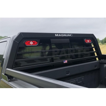 Magnum Truck Racks Headache Rack Louvered Aluminum Black Matte Powder Coated - 109S-4