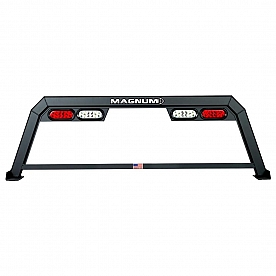 Magnum Truck Racks Headache Rack Frame Only Aluminum Black Matte Powder Coated - 109HHP