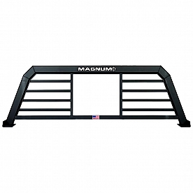 Magnum Truck Racks Headache Rack Louvered Aluminum Black Matte Powder Coated - 109W