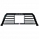 Magnum Truck Racks Headache Rack Louvered Aluminum Black Matte Powder Coated - 109W