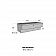 Westin Automotive Tool Box Side Mount Polished Aluminum - RB184