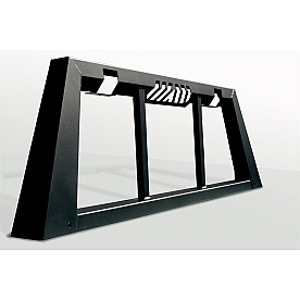 Fab Fours Headache Rack Bar Style Steel Black Powder Coated - HR20021