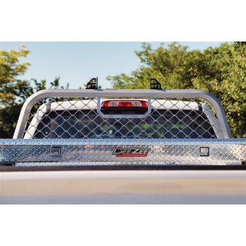 Dee Zee Headache Rack Mesh Aluminum Silver Powder Coated - DZ95058R-3
