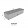 Westin Automotive Tool Box Side Mount Polished Aluminum - HTB48