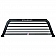 Magnum Truck Racks Headache Rack Louvered Aluminum Black Matte Powder Coated - 109