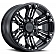 Black Rhino Wheel Asagai - 17 x 8.5 Black With Natural Spoke - 1785ASG006135M87