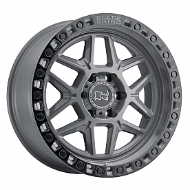 Black Rhino Wheel Kelso - 17 x 9 Gray With Black Lip And Bolts - 1790KLS-85127G71