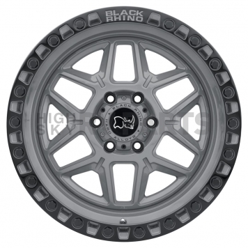 Black Rhino Wheel Kelso - 17 x 9 Gray With Black Lip And Bolts - 1790KLS-85127G71-2