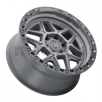 Black Rhino Wheel Kelso - 17 x 9 Gray With Black Lip And Bolts - 1790KLS-85127G71-3