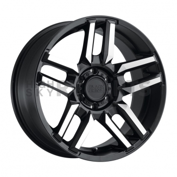 Black Rhino Wheel Mesa - 17 x 8.5 Black With Natural Face - 1785MSA-85127F71