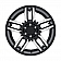 Black Rhino Wheel Mesa - 17 x 8.5 Black With Natural Face - 1785MSA-85127F71