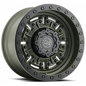 Black Rhino Wheel Abrams - 17 x 9.5 Olive Green - 1795ABR-85127N71