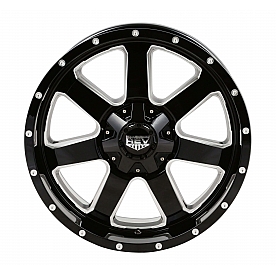 REV Wheel Offroad 885 - 17 x 9&nbsp;Black With Natural Accents - 885M-7903212