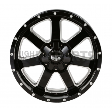 REV Wheel Offroad 885 - 17 x 9 Black With Natural Accents - 885M-7903212-1