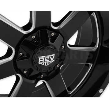 REV Wheel Offroad 885 - 20 x 9&nbsp;Black With Natural Accents - 885M-2907312-4