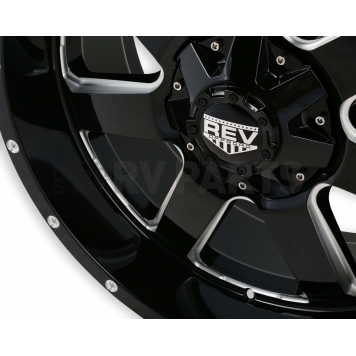 REV Wheel Offroad 885 - 20 x 9&nbsp;Black With Natural Accents - 885M-2907312-5