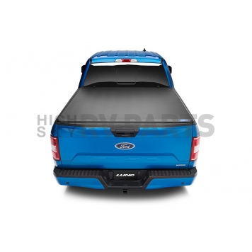 Lund International Tonneau Cover Hard Folding Black Matte Aluminum/ Vinyl - 969250-9