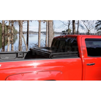 Lund International Tonneau Cover Hard Folding Black Matte Aluminum/ Vinyl - 969250-12