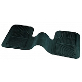 Rubber Queen Floor Mat - Cut-To-Fit Rubber Black Single - 69001