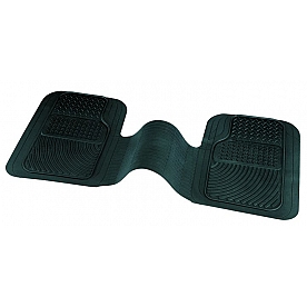 Rubber Queen Floor Mat - Cut-To-Fit Rubber Black Single - 69001