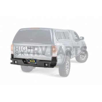 Warn Bumper Ascent 1-Piece Design Steel Black - 98054