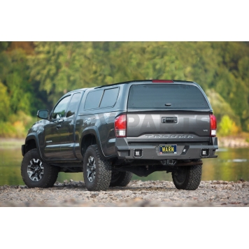 Warn Bumper Ascent 1-Piece Design Steel Black - 98054-2