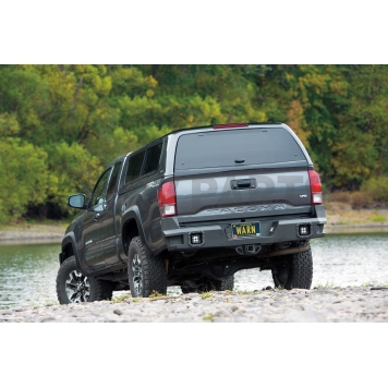 Warn Bumper Ascent 1-Piece Design Steel Black - 98054-3