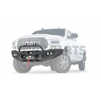 Warn Bumper Ascent Textured Steel Black - 104256