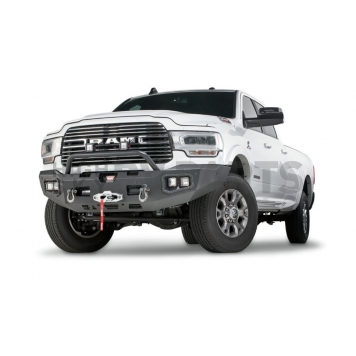 Warn Bumper Ascent Textured Steel Black - 104256-3