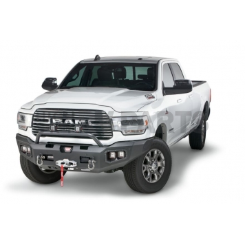 Warn Bumper Ascent Textured Steel Black - 104256-4