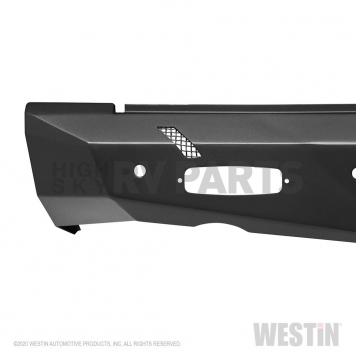 Westin Public Safety Bumper Pro-Series 1-Piece Design Steel Black - 58421025-9